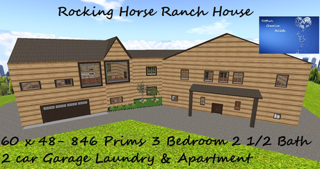 Second Life Marketplace - Rocking Horse Ranch House